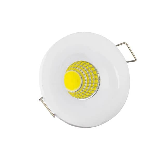 3W Pop Spot Light White with Inner Gold for Bedroom and Living Room Ceiling - View 1