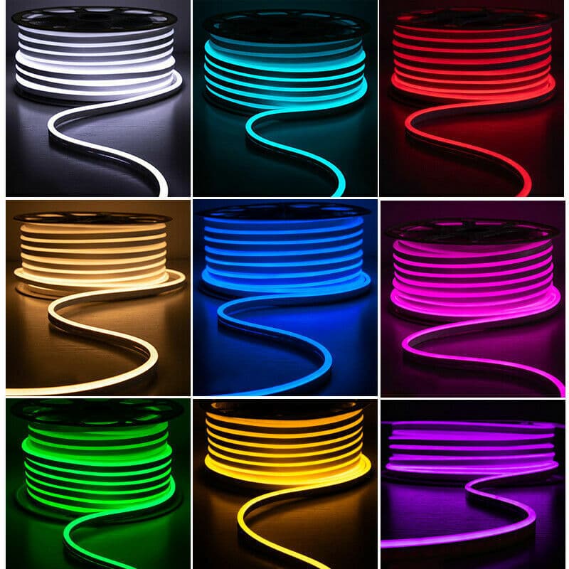 Multi-Color NEON LED Rope Light 40M, Indoor & Outdoor Decorative Lighting.  - View 1
