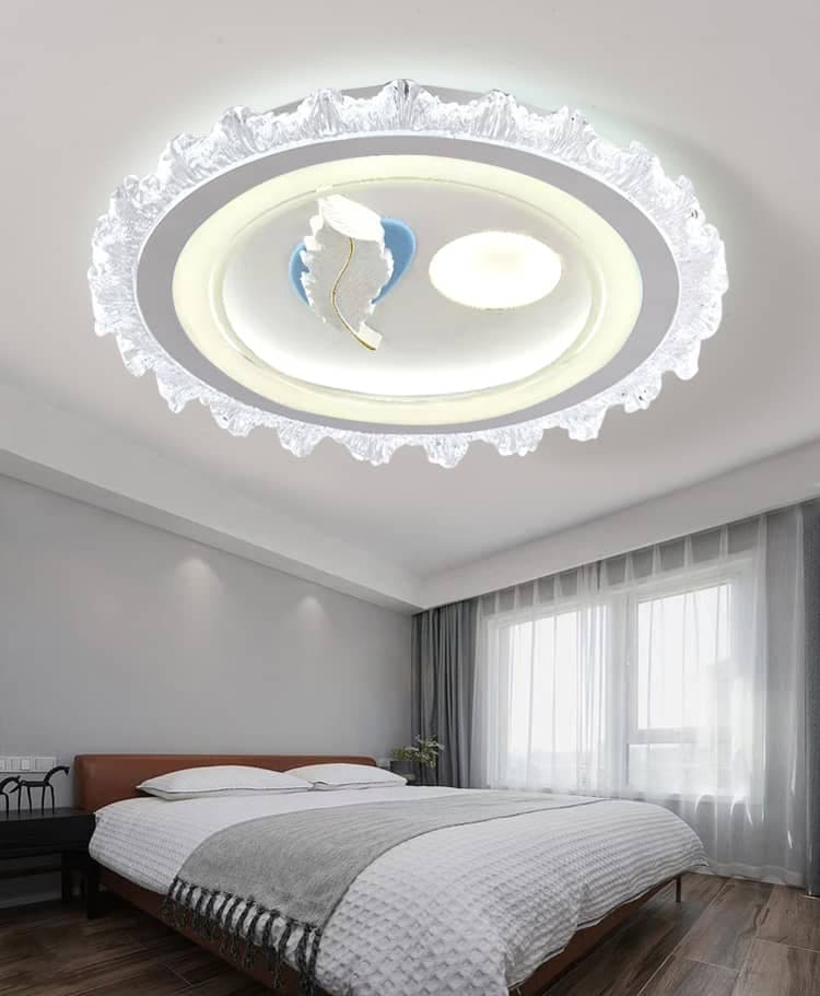 Luxury LED Ceiling Light Collection – Modern Cloud & Feather Designs for Living Room &amp; Hallway. - View 1