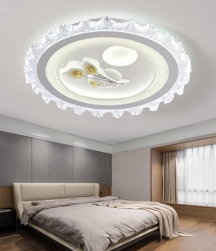 Cloud Pendant &amp; Crystal Ring LED Ceiling Lights for Modern Homes - View 1
