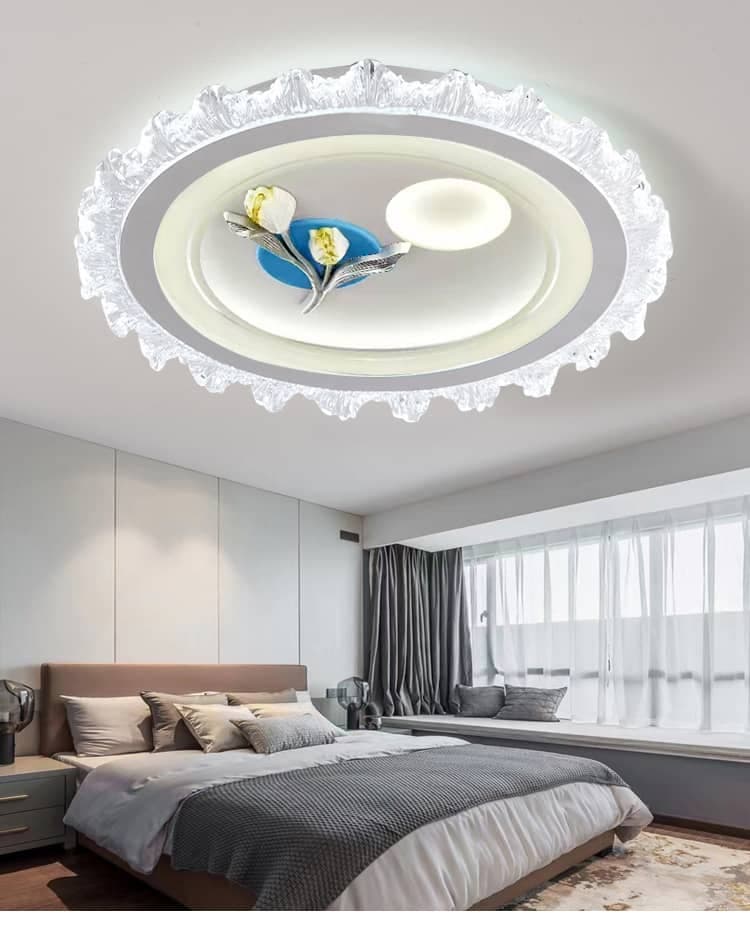 Luxury LED Ceiling Fittings – Crystal Decorative Ceiling Light for Bedroom &amp; Living Room. - View 1