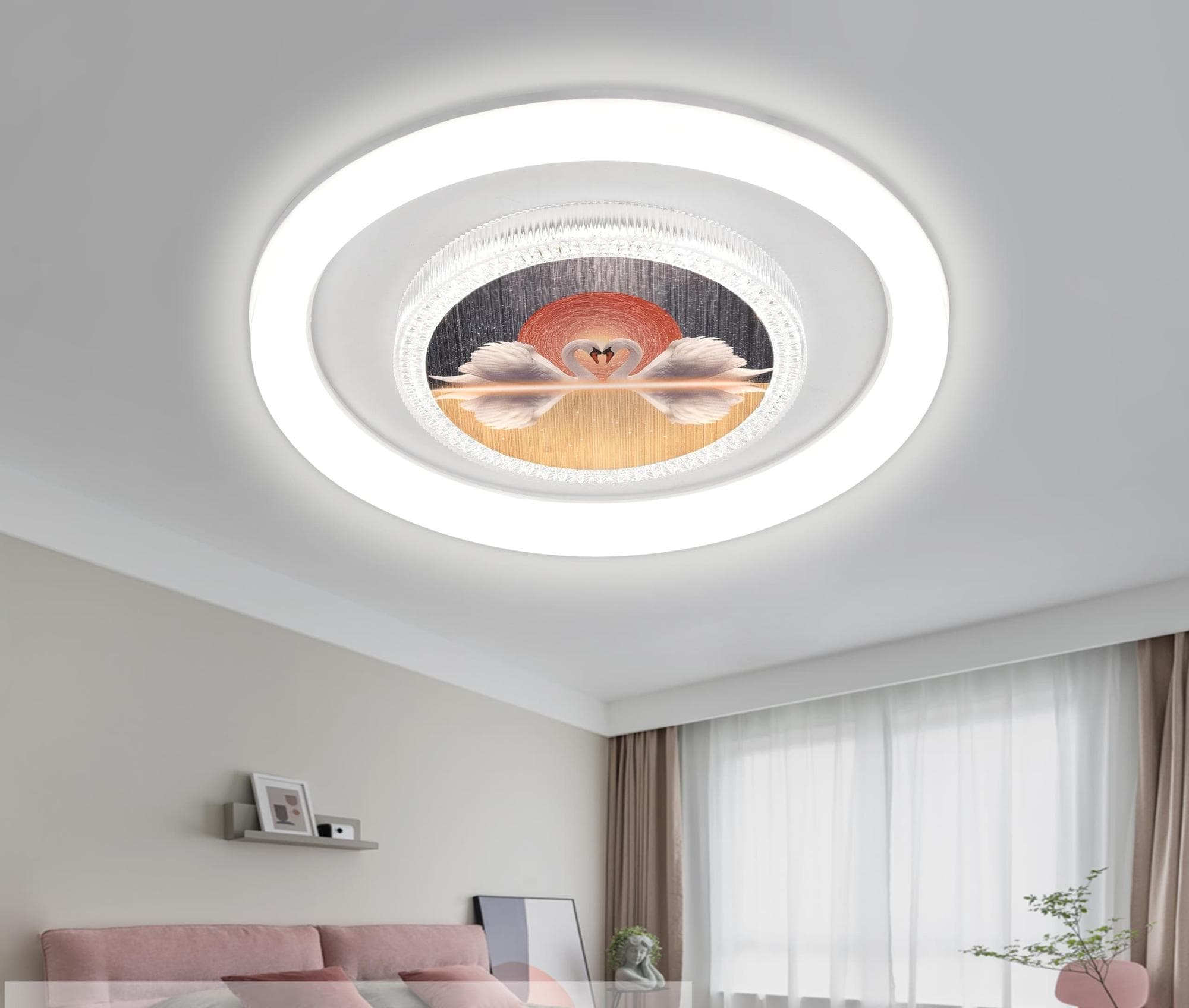 Decorative LED Ceiling Light – Perfect for Living Room, Bedroom & Kitchen. - View 1