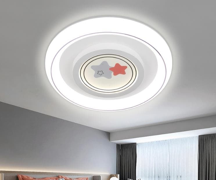 Modern LED Ceiling Light Fittings – Decorative Star Ceiling Fitting Design for Bedroom &amp; Living Room. - View 1