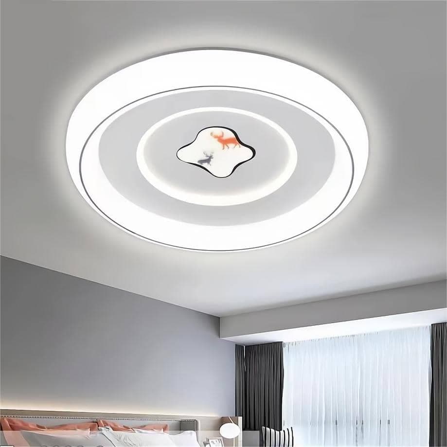 Nature-Inspired LED Ceiling Light – Elegant Modern Design for Bedroom or Hallway. - View 1