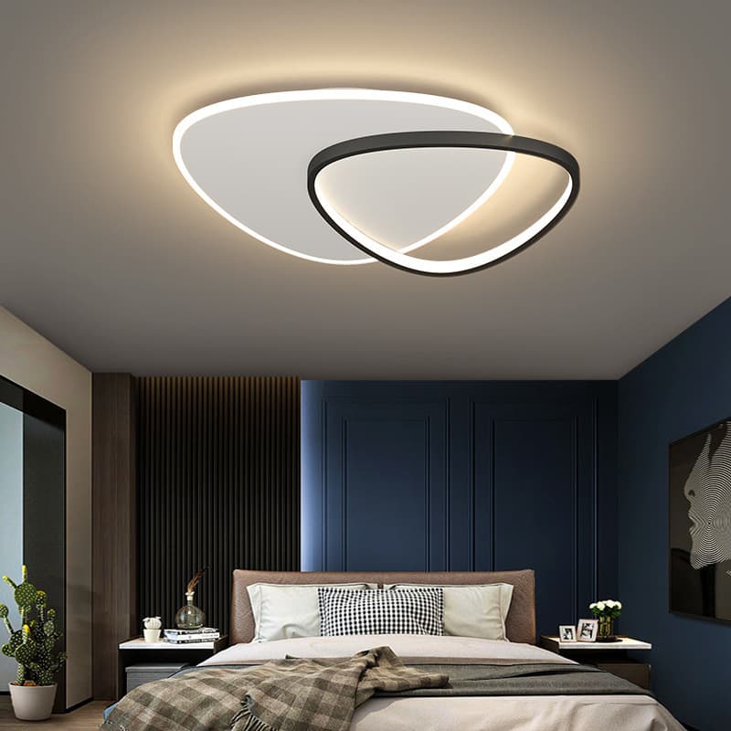Stylish LED Ceiling Light Fittings – Golden Decorative Ceiling Fittings for Living Room &amp; Bed Room.  - View 1