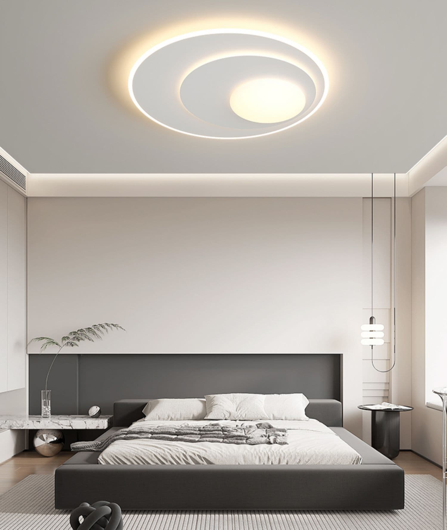 Modern LED Ceiling Light Fittings for Stylish Home Interiors – Perfect for Bedroom, Living Room &amp; Hallway. - View 1