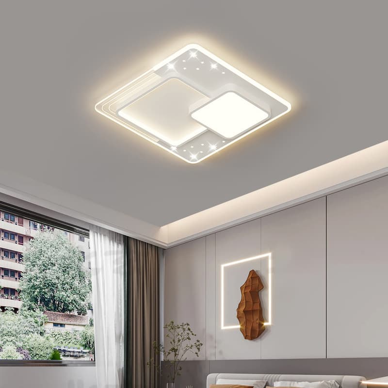 Modern LED Ceiling Light Fittings – Elegant Decorative Ceiling Fitting for Living Room &amp; Bedroom.  - View 1