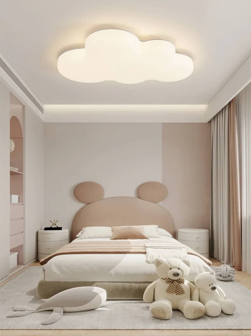Cloud LED Ceiling Light – Modern Decorative Ceiling Fitting for Bedroom &amp; Living Room.  - View 1