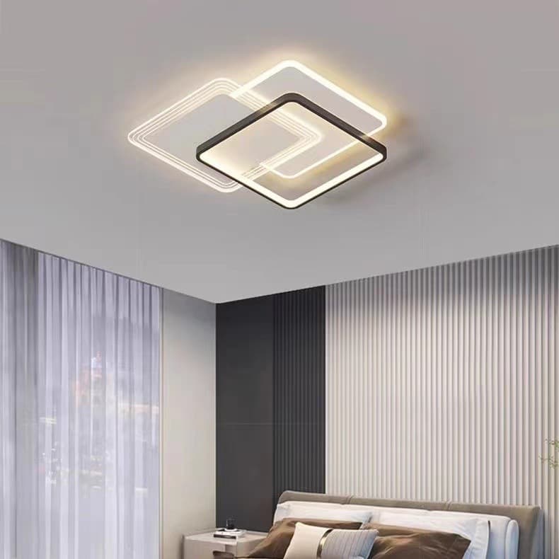 Luxury LED Ceiling Fittings – Modern Square Design Light for Hallway, Kitchen &amp; Home Décor.  - View 1