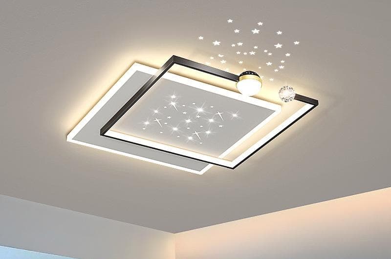Modern LED Ceiling Light – Star Projection for Bedroom, Living Room, Hallway.  - View 1