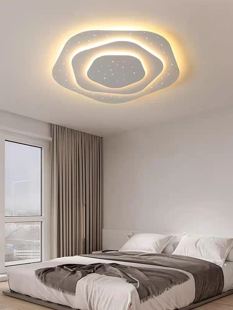 Luxury Glass Rod Ceiling Light – Contemporary Flush Mount for Bedroom &amp; Entryway. - View 1