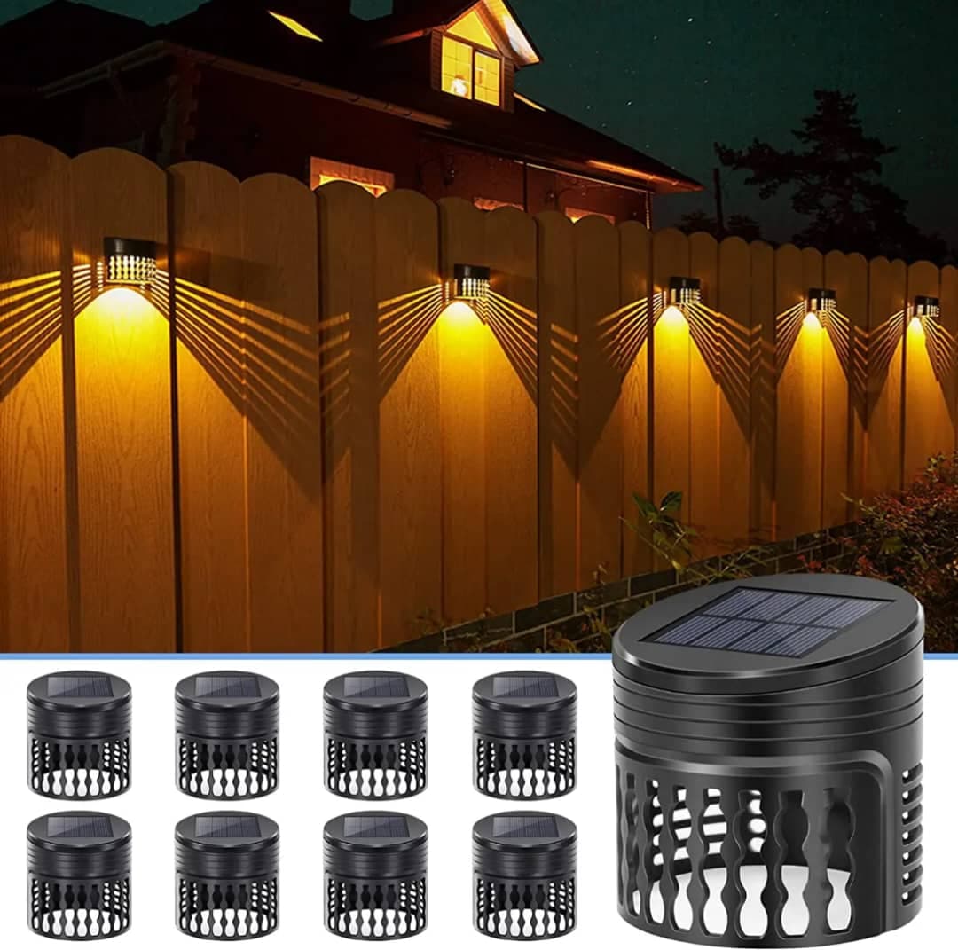 LED Solar Wall Light – Modern Waterproof Outdoor Lamp for Home & Garden. - View 1