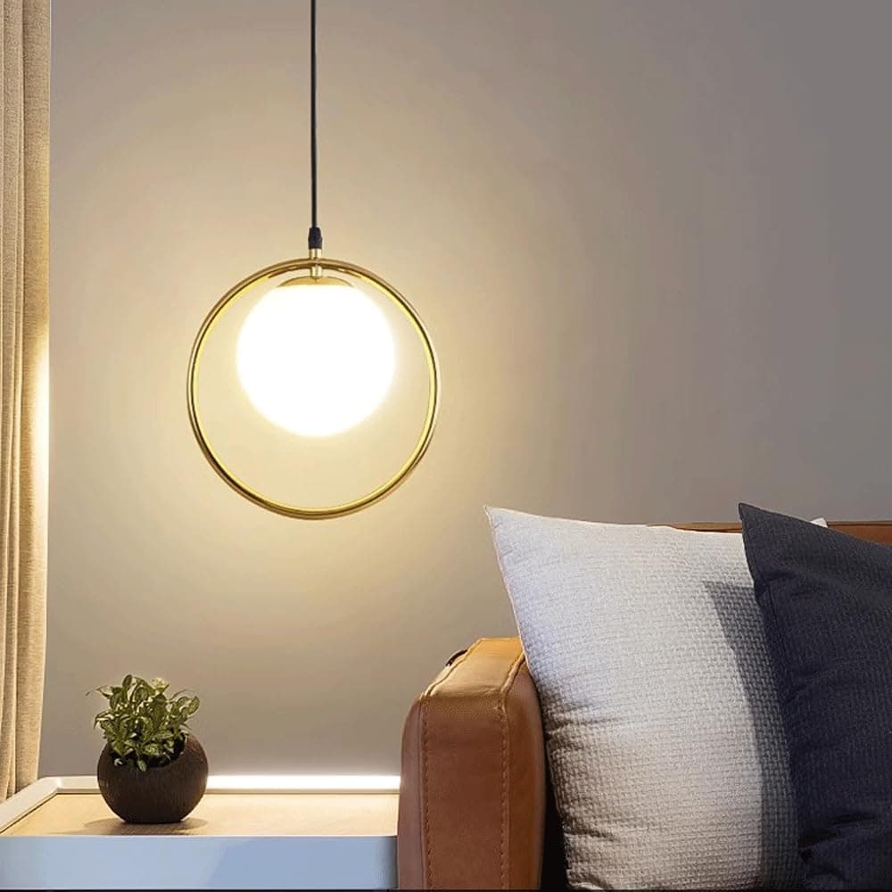 Modern Round Droplight, Ideal for Livingroom &amp; Bedroom. - View 1
