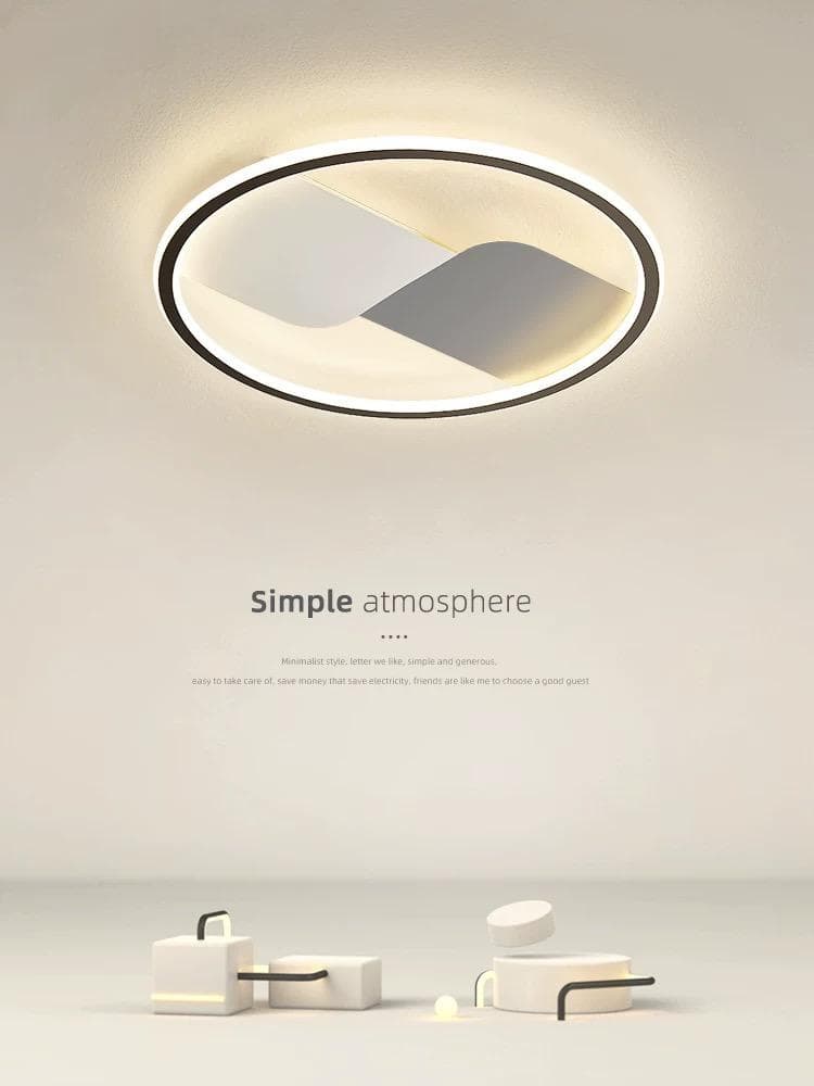 Nordic LED Ceiling Light – Modern Flush Mount for Bedroom &amp; Living Room. - View 1