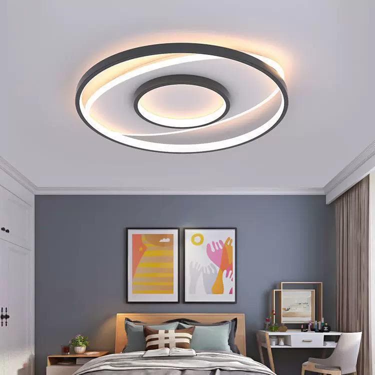 Nordic LED Ceiling Light – Modern Round Flush Mount for Bedroom.  - View 1