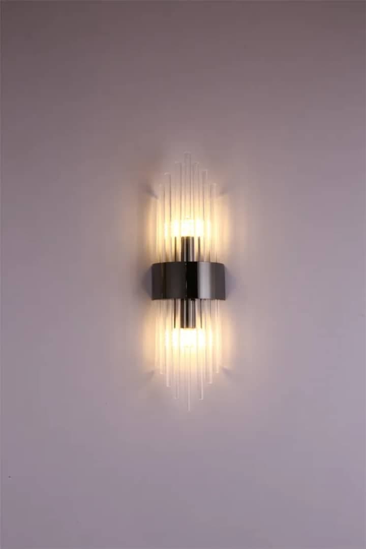 Elegant Decorative Indoor Wall Light – Best Crystal Rod Design for Bedroom & Living Room - View 1