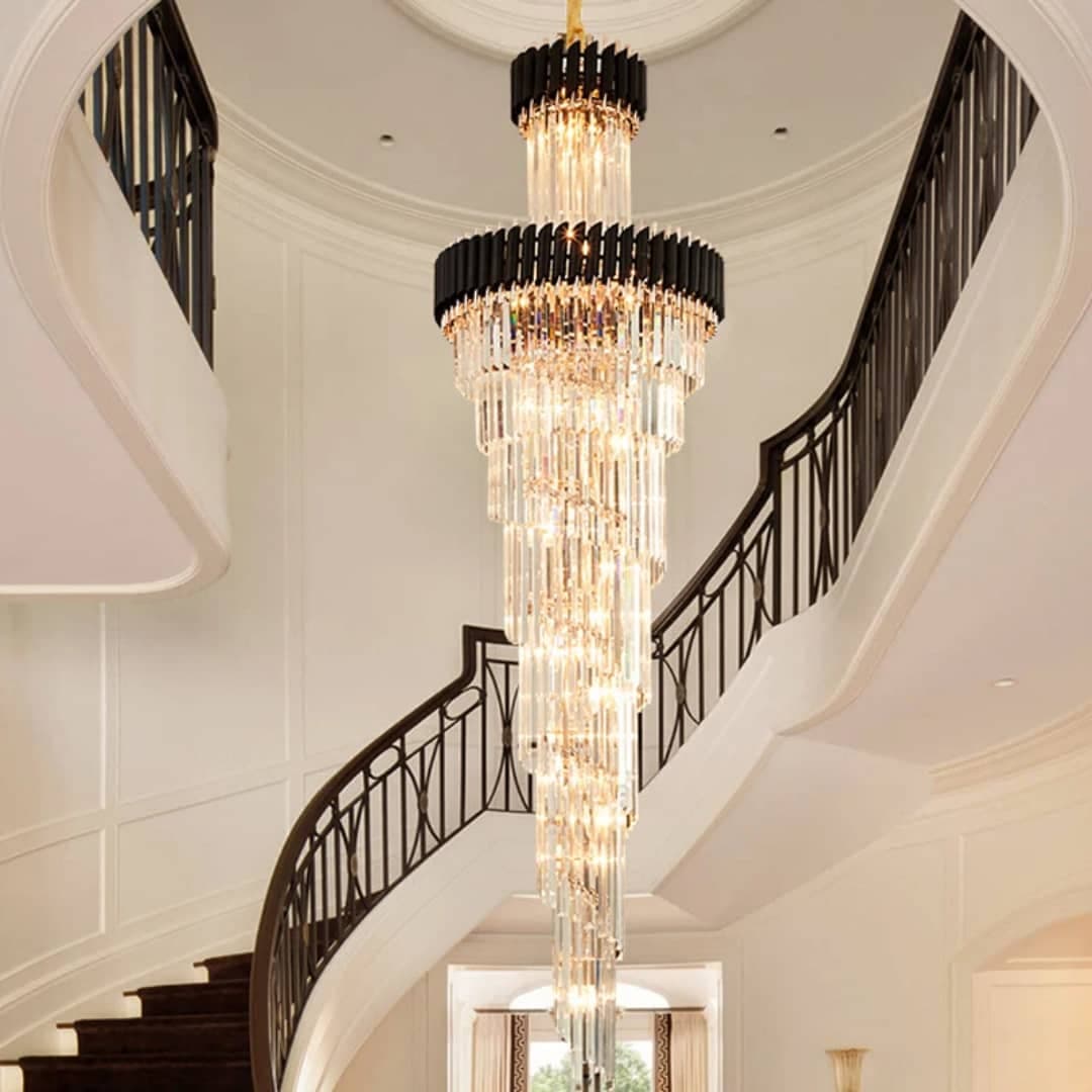 Large Luxury Crystal Chandelier for Dining Room, Living Room, or Staircase - View 1