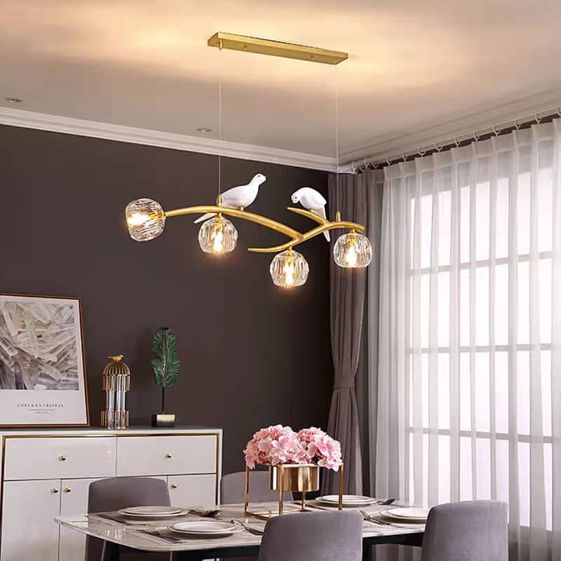 4 HEADS 820MM x 1200MM Nordic Chandelier (BULBS not included). - View 1