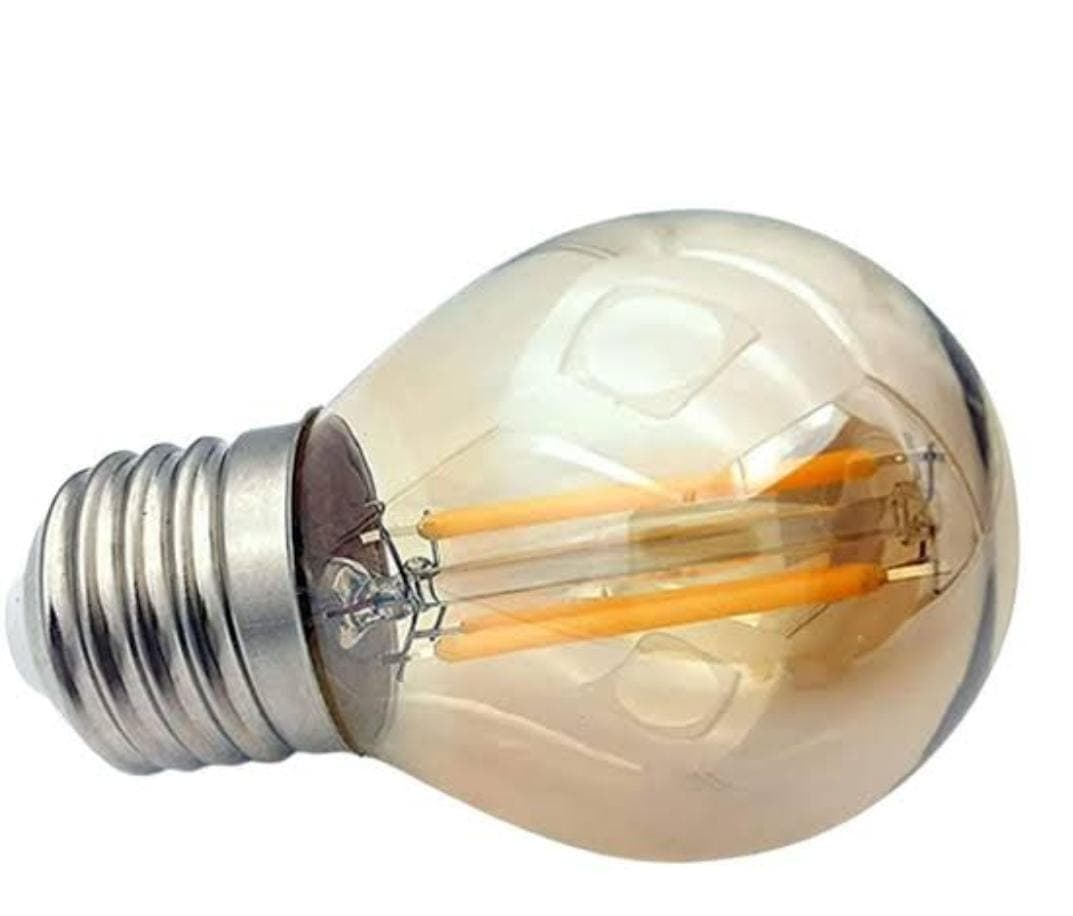4Watt E27 G45 LED Filament Bulb– Amber Glass Vintage Lighting. - View 1