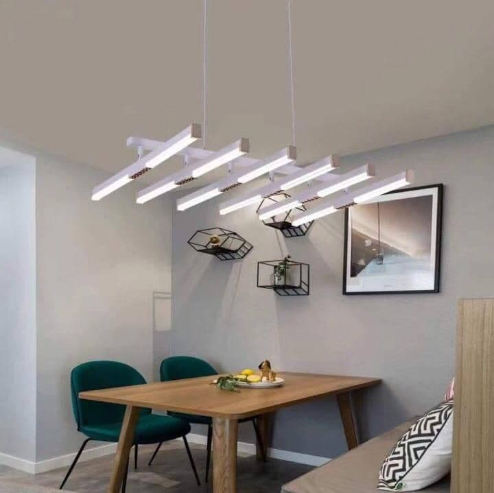 6 HEADS 800MM Nordic Chandelier - METAL & ALUMINIUM & ACRYLIC. - View 1