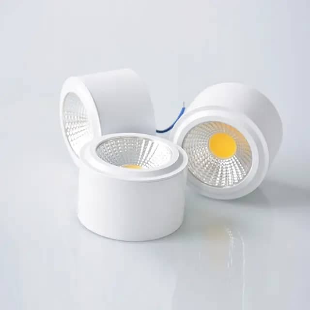 White Stylish Cantilever Light Design– White LED Ceiling Spotlight for Versatile Interior Lighting Ideas. - View 1