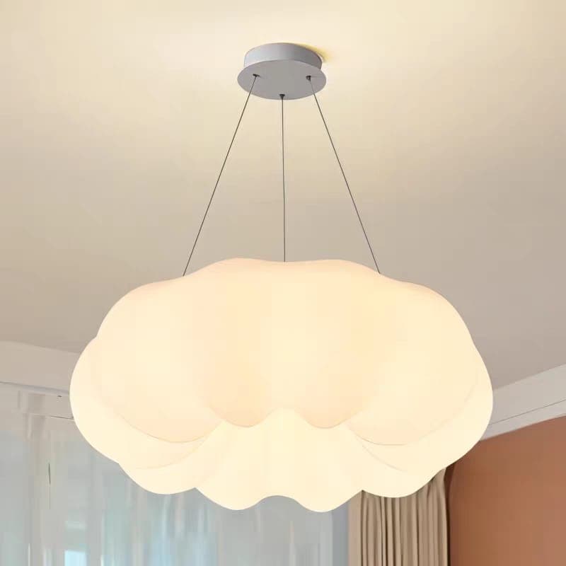 Elegant Cloud LED Nordic Chandelier Light – 600mm Modern Nordic Chandelier for Cozy Home Décor. - View 1