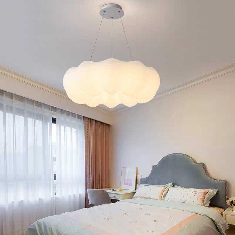 Elegant Cloud LED Nordic Chandelier Light – 600mm Modern Nordic Chandelier for Cozy Home Décor. view 2