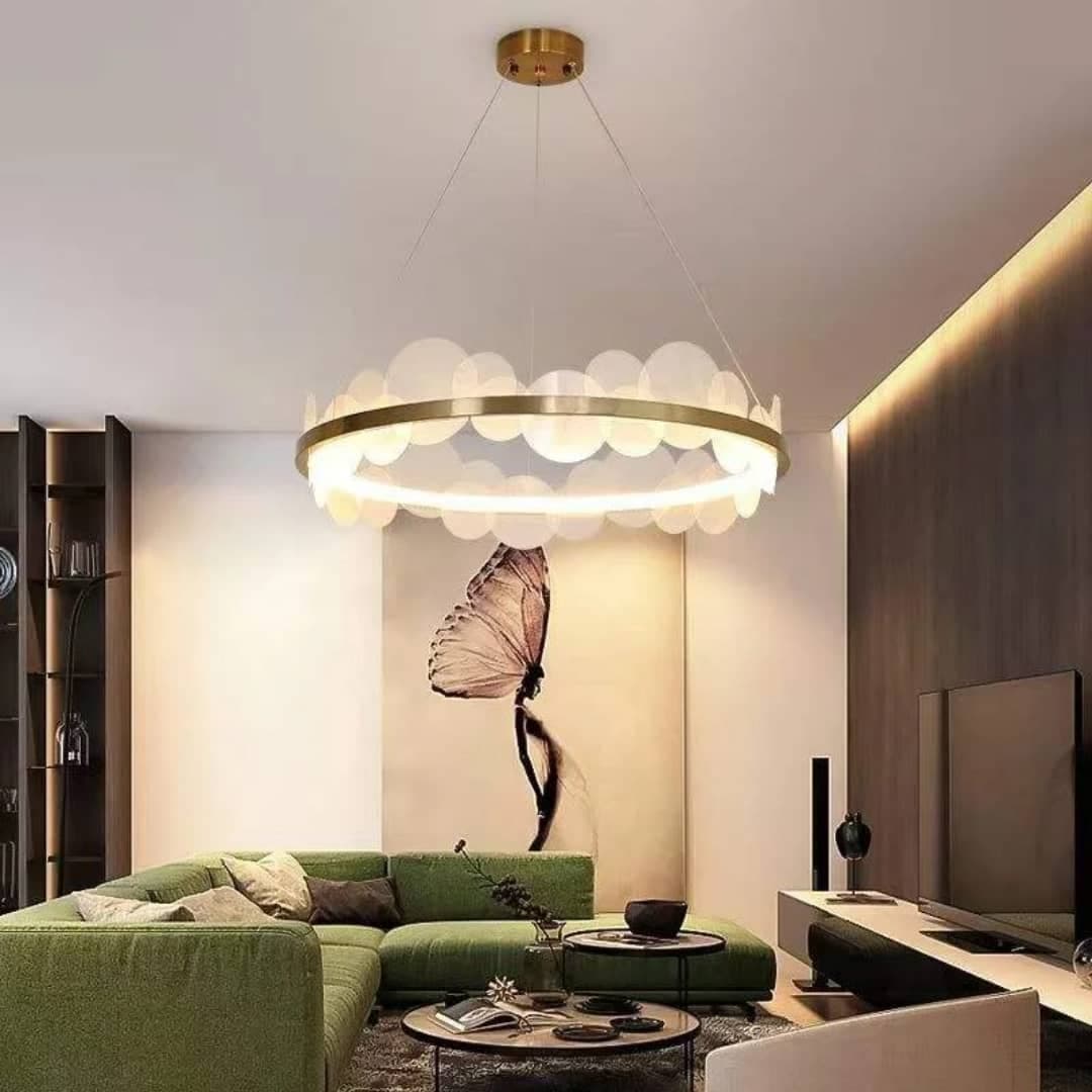 Elegant Nordic Rope Chandelier for Living Room & Dining Area. - View 1