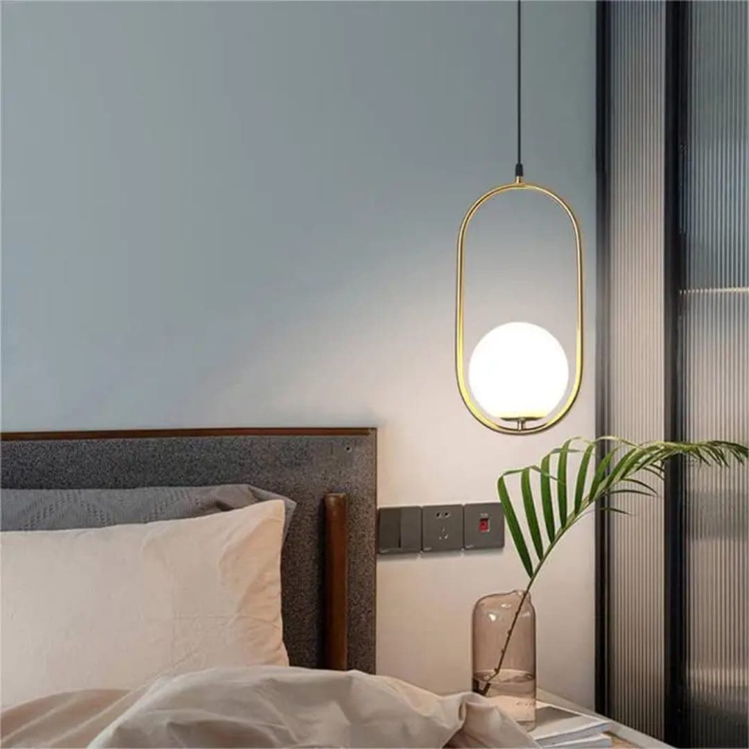 Round Bulb Hanging Drop Light- Versatile Decorative Pendant for Modern Homes. - View 1
