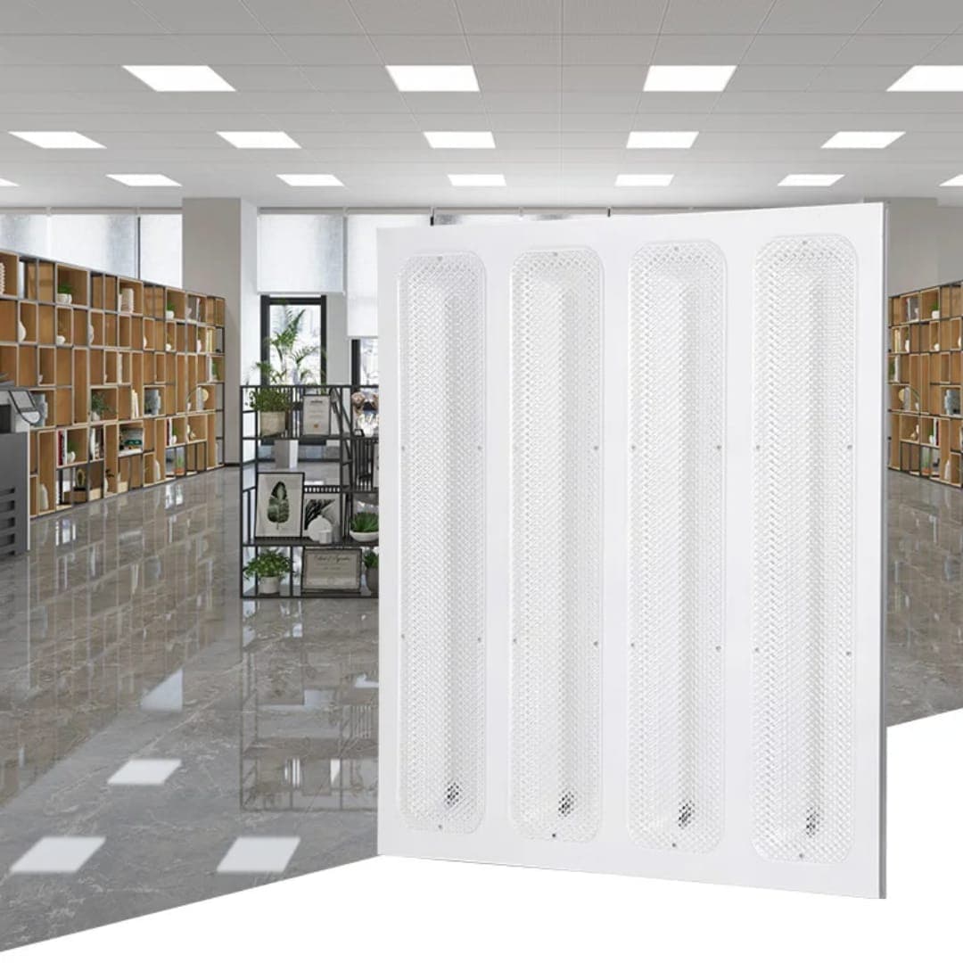 Modern Fluorescent Lighting Fittings– White Ceiling Light Fittings for Home, Living Room, Bedrooms & Offices. - View 1