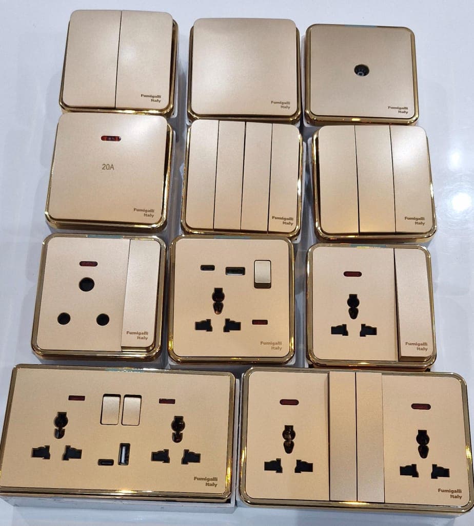 Electrical Sockets and Switches for Kitchen, Bathroom, Living Room & Office - View 1