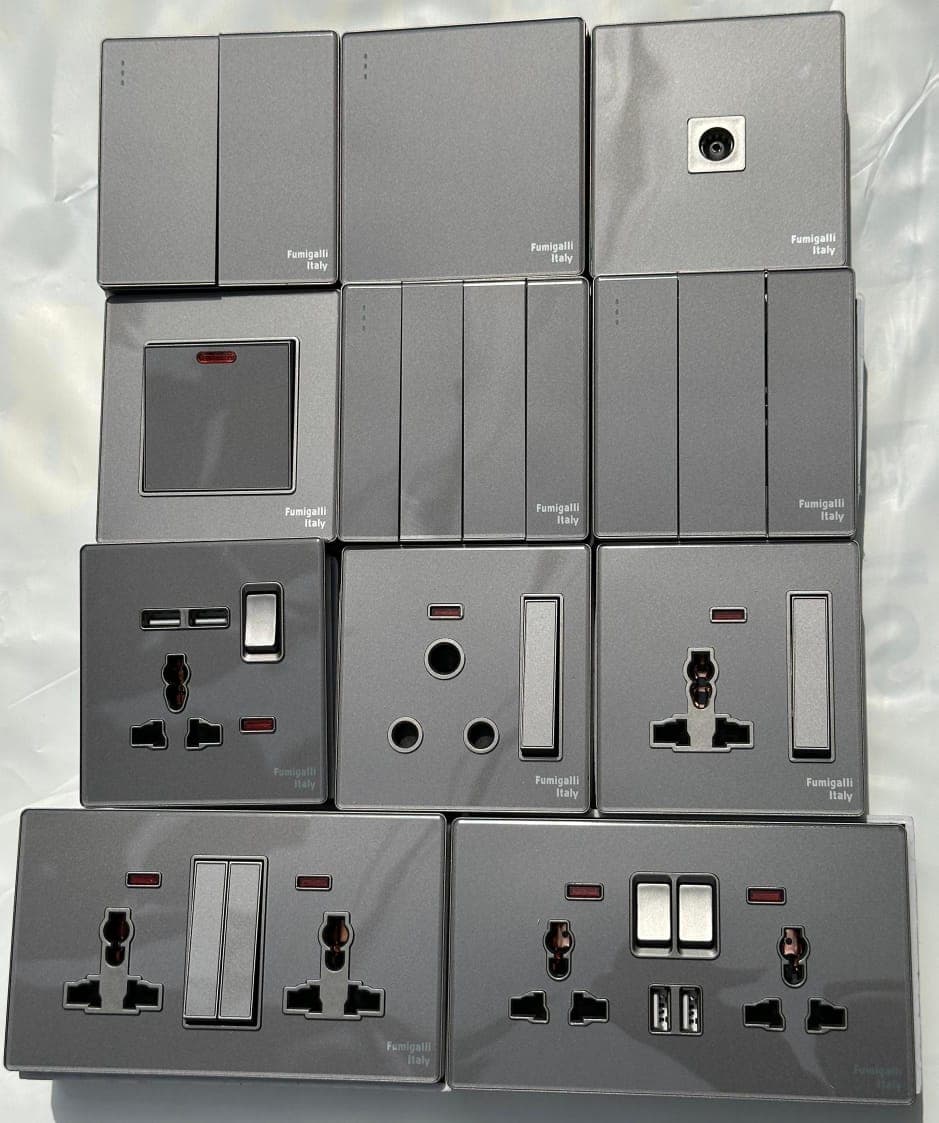 Switch and Socket Set for Kitchen, Bathroom, Living Room & Office - View 1