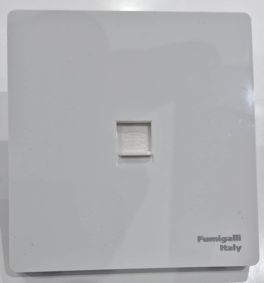 High-Quality Telephone Socket Outlet with RJ11 Port. - View 1