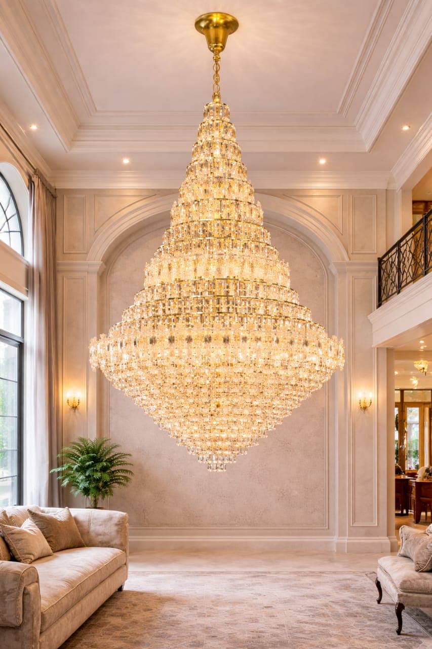 BIG CRYSTAL CHANDELIER - View 1