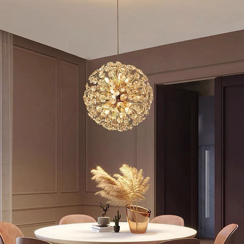 Luxury Gold Crystal Chandelier – Elegant Nordic-Style Ceiling Light. - View 1