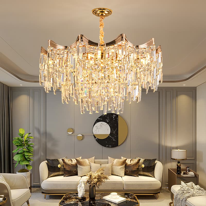 Decorative Crystal Ring Ceiling Light for Luxury Home Design. - View 1