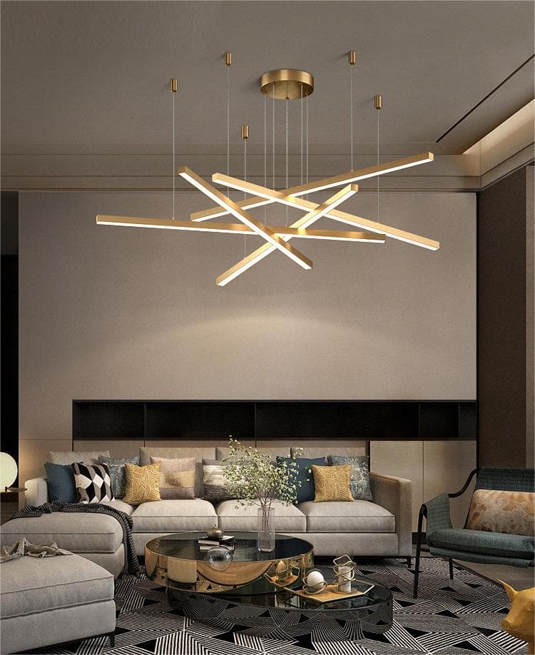 Premium Gold Nordic Chandelier for Hotels and Homes. - View 1