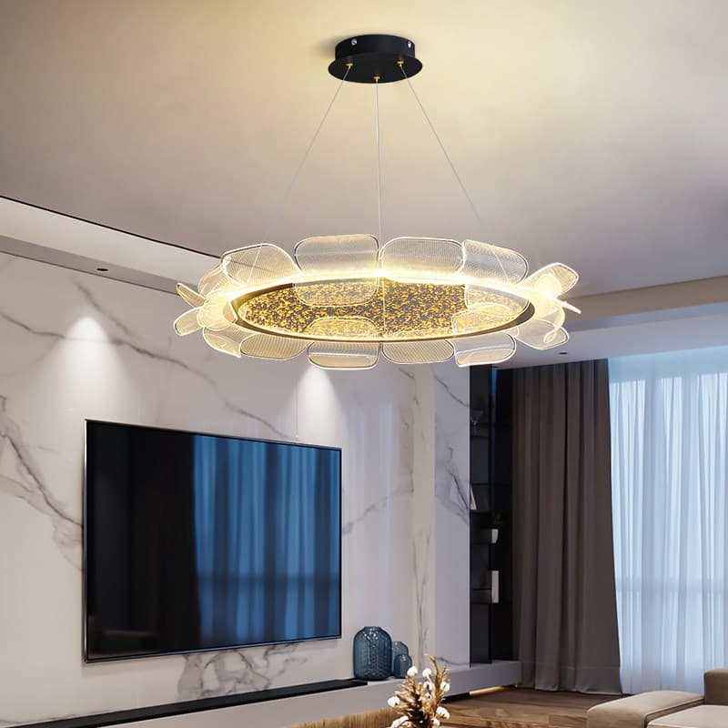 Elegant Nordic LED Chandelier for Living Room, Bedroom & Dining. - View 1