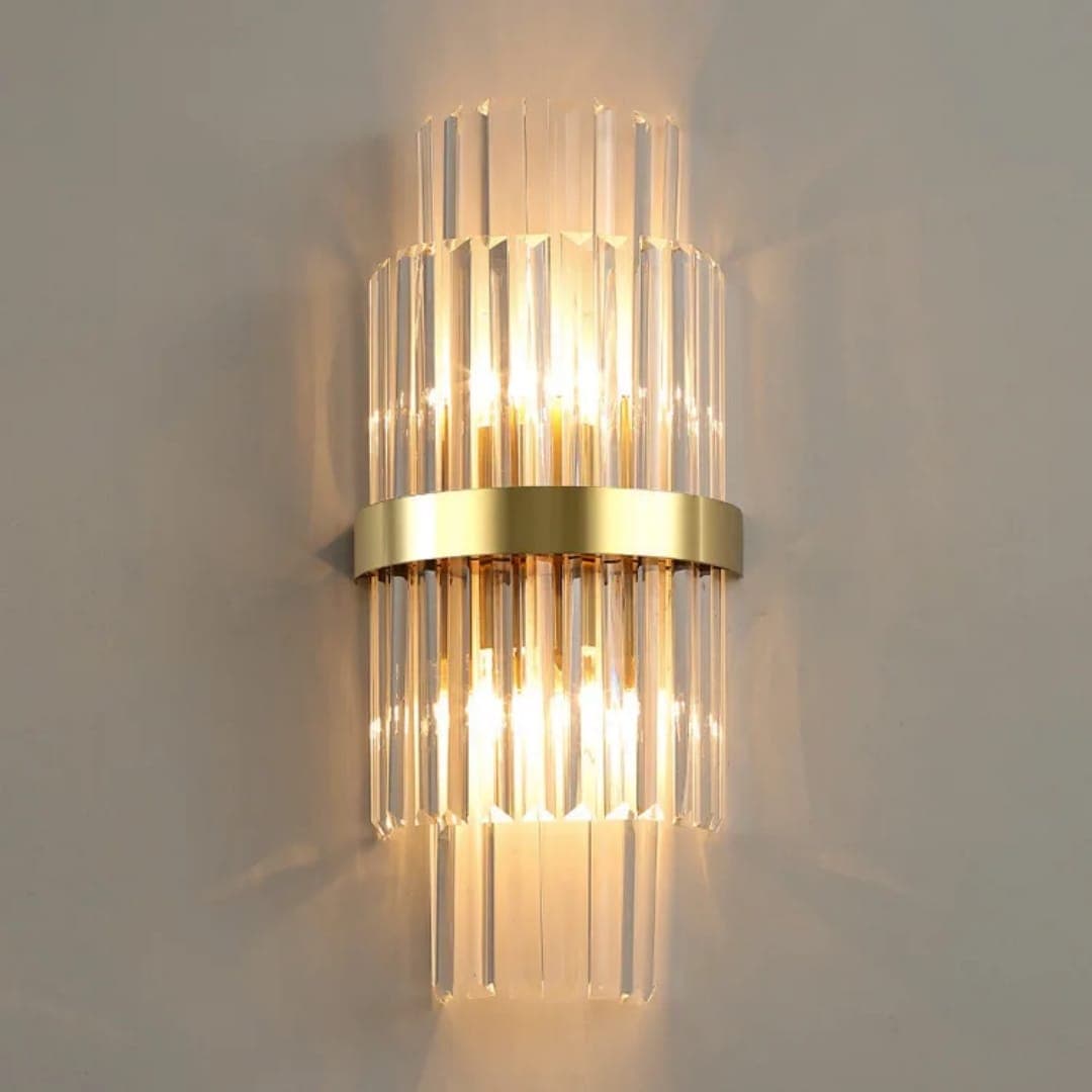 Modern Crystal Wall Light – Luxury LED Wall Sconce for Bedroom & Hallway. - View 1