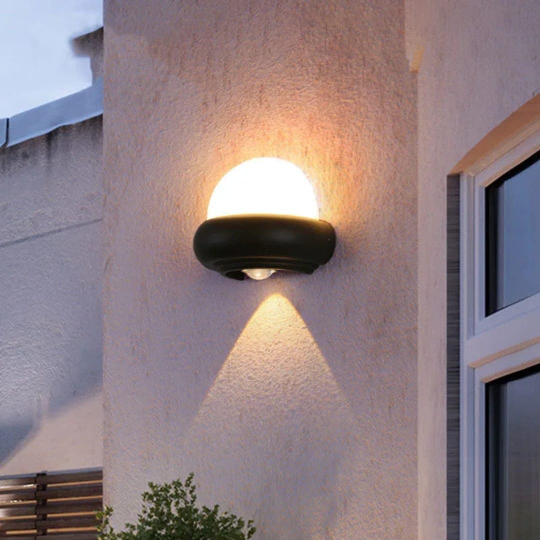 Black Living Room Wall Lamp LED | Modern Up and Down Wall Sconce. - View 1