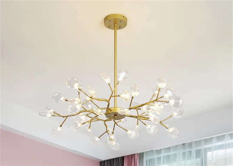 Modern Nordic Gold Branch LED Chandelier – Decorative Ceiling Lamp. - View 1