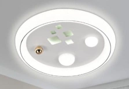 Nordic Round LED Ceiling Light for Bedroom, Living Room, Hallway, or Entryway. - View 1