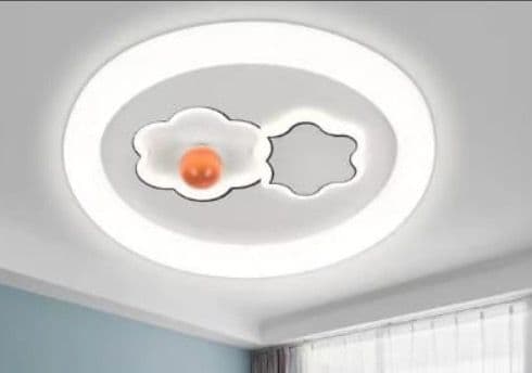 Nordic Bubble LED Ceiling Light – Modern Artistic Round Flush Mount for Home Interiors. - View 1