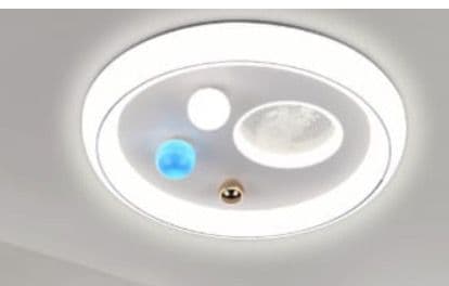 Nordic Bubble LED Ceiling Light – Artistic Round Flush Mount for Living Room & Bedroom. - View 1