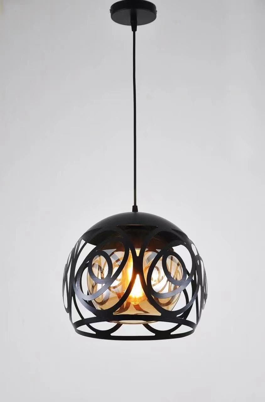 Luxury Industrial Cage Pendant Light – Decorative Hanging Lamp for Dining & Living Spaces. - View 1