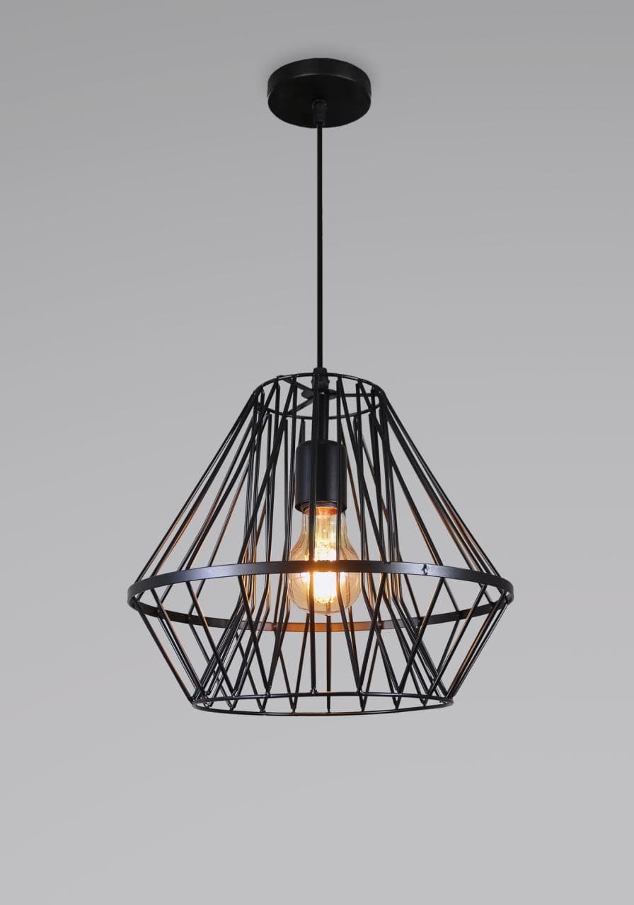 Decorative Cage Pendant Light for Homes, Cafés & Hotels. - View 1
