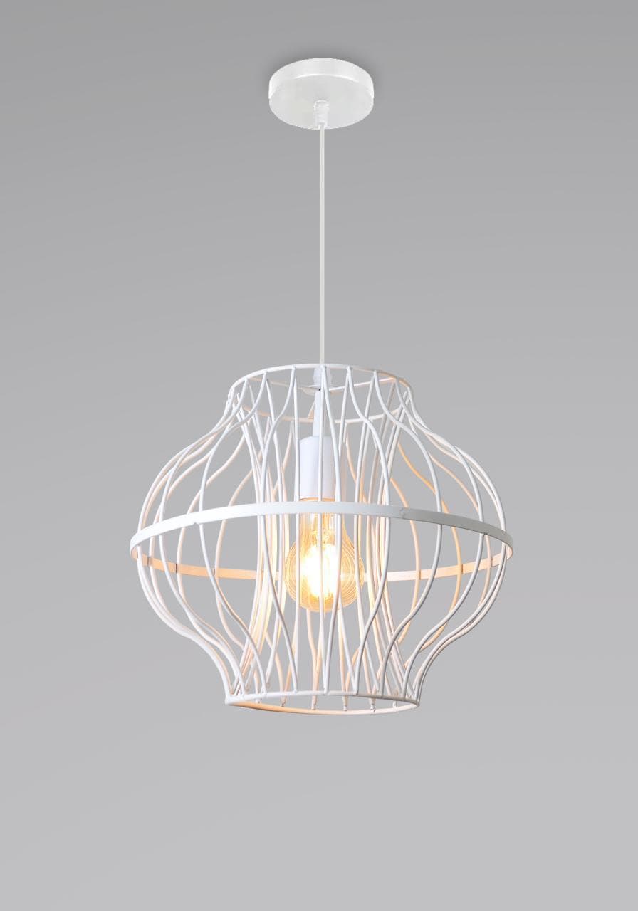 Stylish Cage Design Hanging Drop Light – Modern Pendant Ceiling Lamp. - View 1
