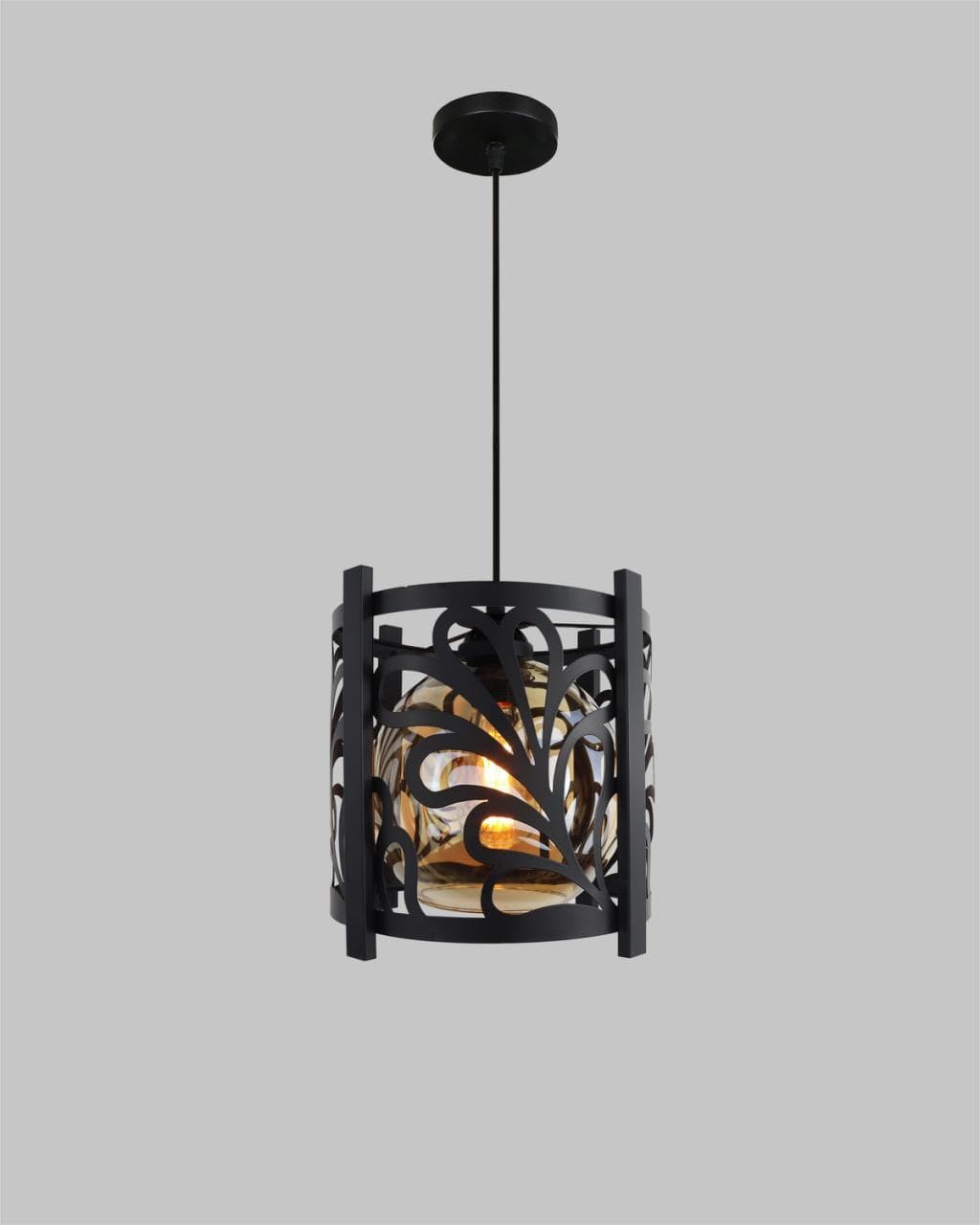 Artisan Industrial Pendant Drop Lights – Black Metal Loft Lighting. - View 1